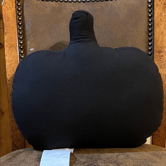 Skull & Bones | Beaded Pumpkin Pillow - Picture 10 of 11